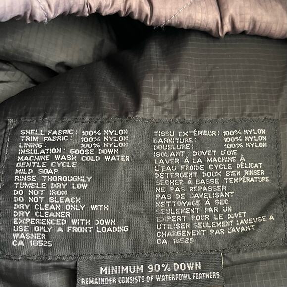 Mountain Hardwear gray down puffer jacket size 12 - Picture 9 of 11